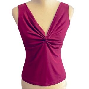 Sleeveless Fuchsia Top NEW